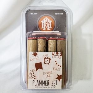 Planner Set Rubber Stamps 8 in total Mason Row